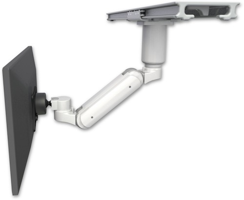 AccessMount™ Inverted Ultra 180 Arm mount on a ProSlide 28" track slider with a 3" riser