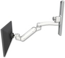 AccessMount™ Inverted Ultra 180 Arm mount on a 19" wall track slider with an 11" arm