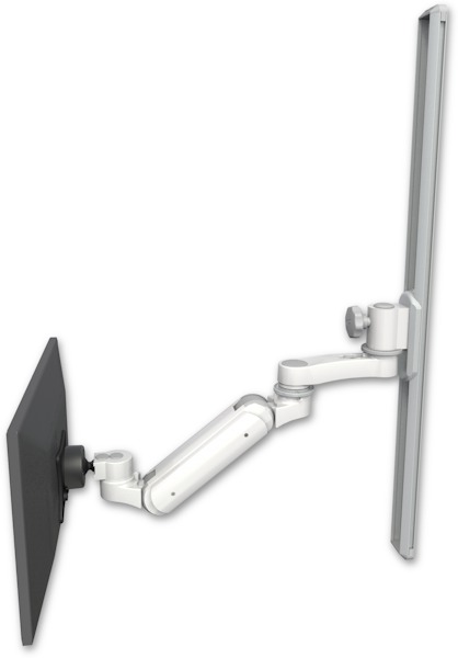 AccessMount™ Inverted Ultra 180 Arm mount on a 36" wall track slider with an 6" arm
