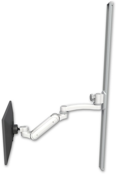 AccessMount™ Inverted Ultra 180 Arm mount on a 50" wall track slider with an 11" arm