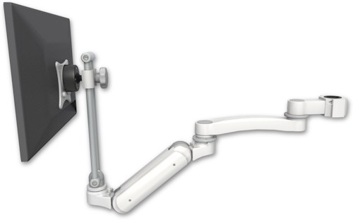AccessMount™ Inverted Ultra 180 Arm with EV710 monitor mount mount for a 1.5" pole and an 11" arm