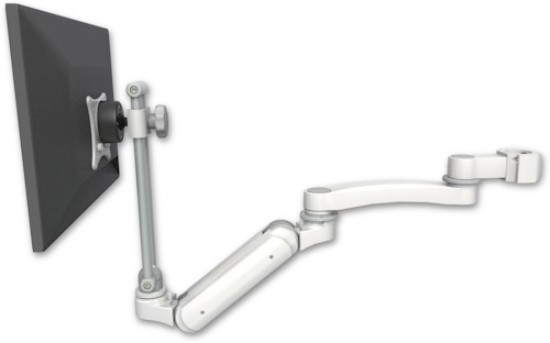 AccessMount™ Inverted Ultra 180 Arm with EV710 monitor mount mount for a 2" pole and an 11" arm