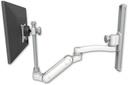 AccessMount™ Inverted Ultra 180 Arm with EV710 monitor mount mount on a 19" wall track slider and an 11" arm