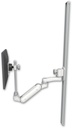 AccessMount™ Inverted Ultra 180 Arm with EV710 monitor mount mount on a 50" wall track slider and an 6" arm