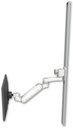 AccessMount™ Inverted Ultra 180 Heavy Duty Arm mount on a 50" wall track slider with an 6" arm