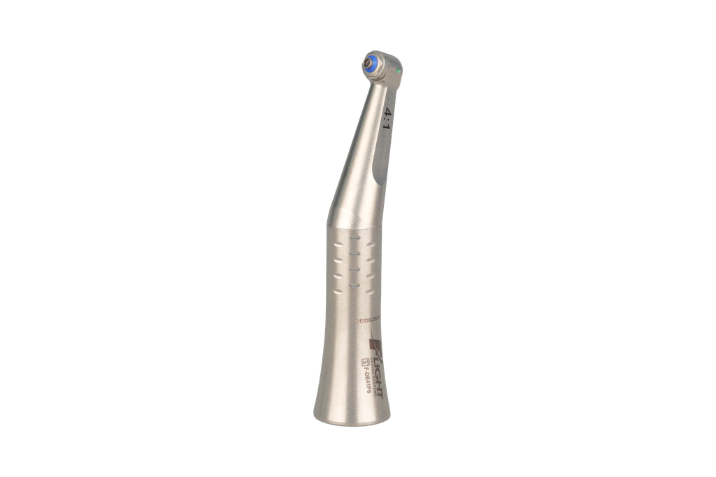 Flight 4:1 Contra Angle , No Water Spray, Latch Head Push Button, Screw on Prophy, One Piece Handpiece