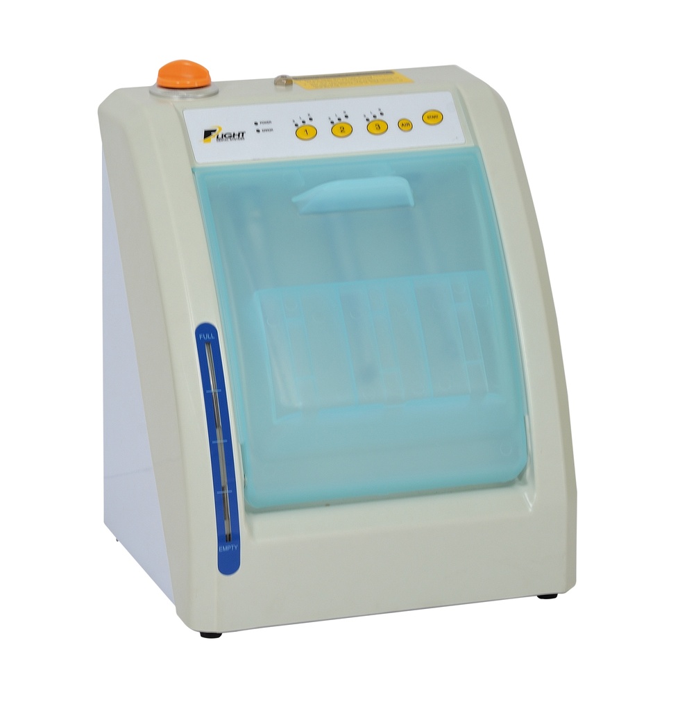 Flight Automatic Handpiece Maintenance System with 2 - Low Speed Attachments + 1 - 4 hole high speed Attachment