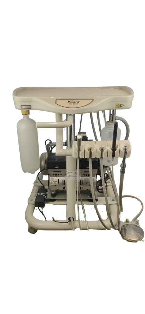 A-Series Doctors Cart with TRAD-2001 and Integrated Compressor with Air Venturi Vacuum Package