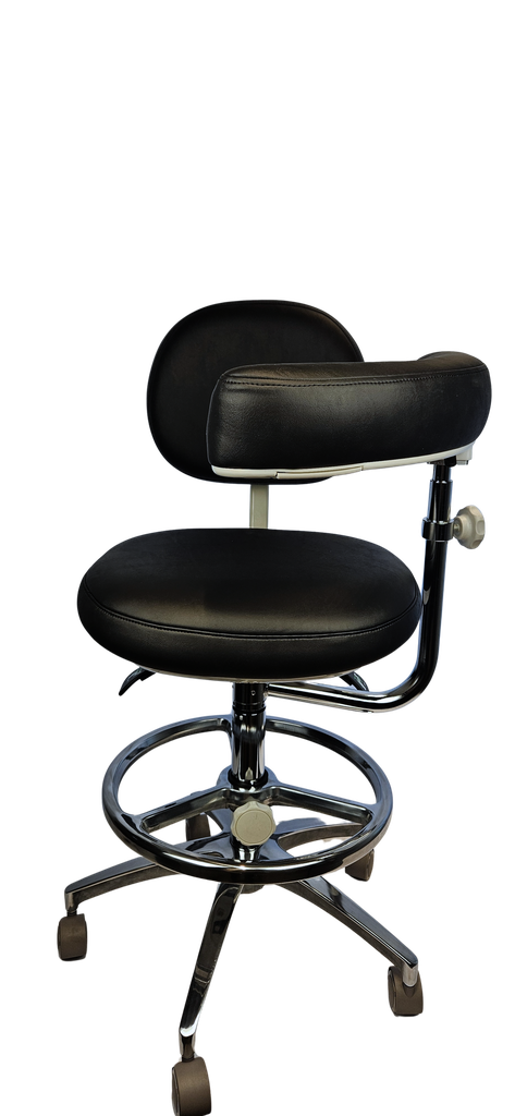 Flight Deluxe Assistant Stool with Backrest