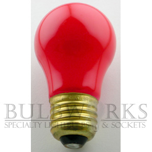 Bulbworks 120-130V, 15W Red Medium Screw Base Bulb