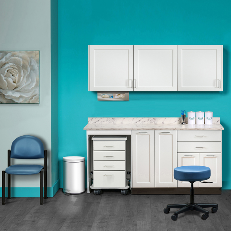 72" Cart-Mate Fashion Finish Ready Room My Way MIDDLE LEFT