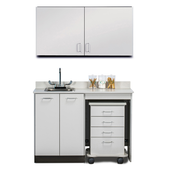 48" Cart-Mate Classic Laminate Upper & Lower cabinet set only RIGHT