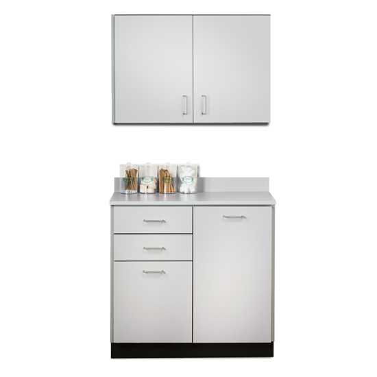 36" Classic Laminate Upper & Lower cabinet set only 
