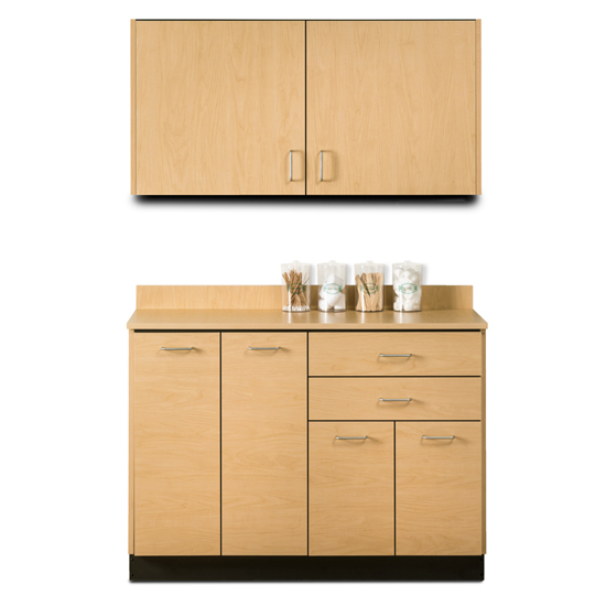 48" Classic Laminate Upper & Lower cabinet set only 