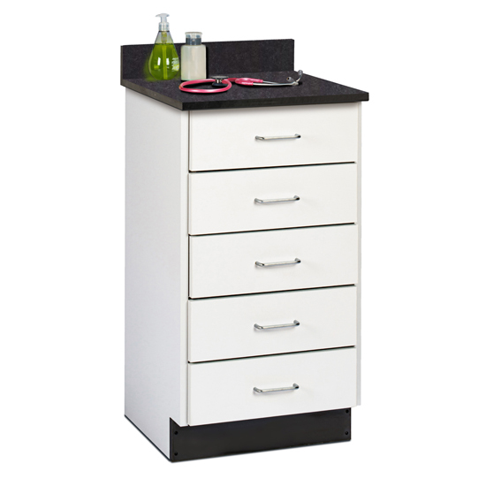 Fashion Finish Space Saver Treatment Cabeint w/5 Drawers