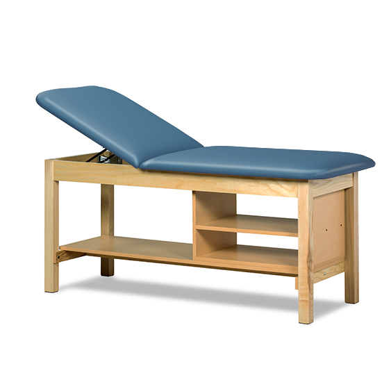 400# Table w/shelving unit 30" wide & 78" long-Classic