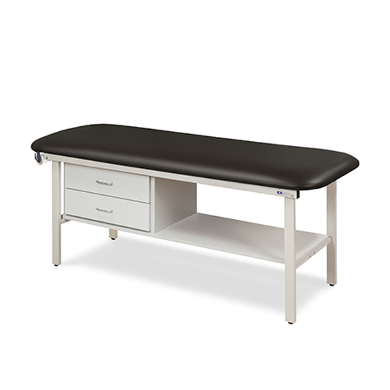 3 drawer table 27" wide-Alpha-FLAT TOP 78" Long 