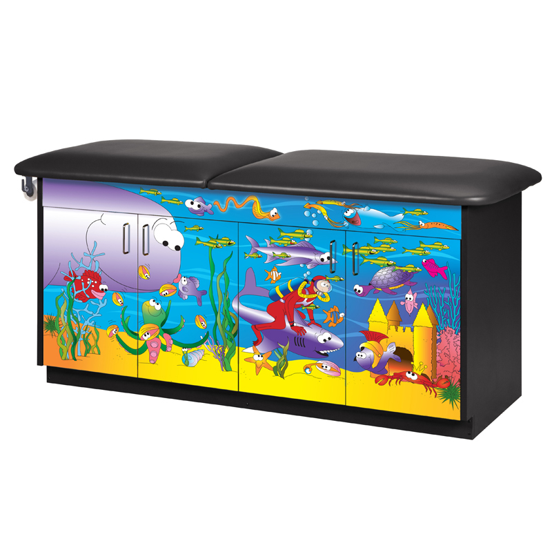 Ocean Commotion table(no adj back)& cabinet