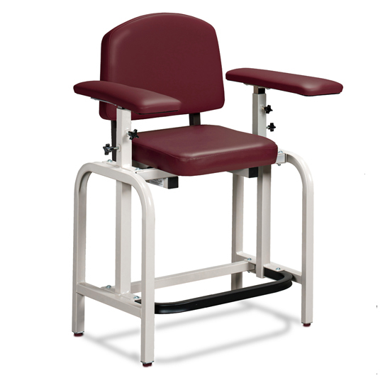 Lab X series, Extra tall blood draw chair with two straight arms