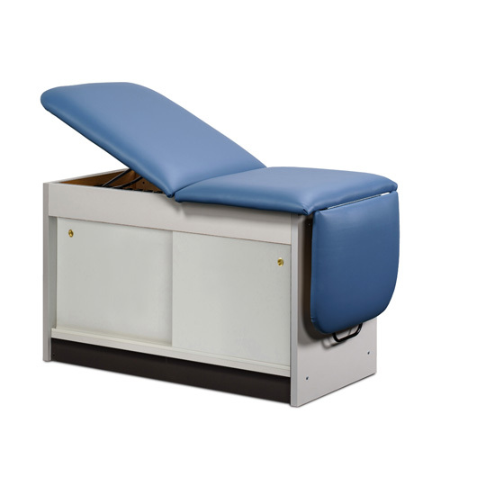 27" Space Saver Cab table w/sliding doors and drop leg rest