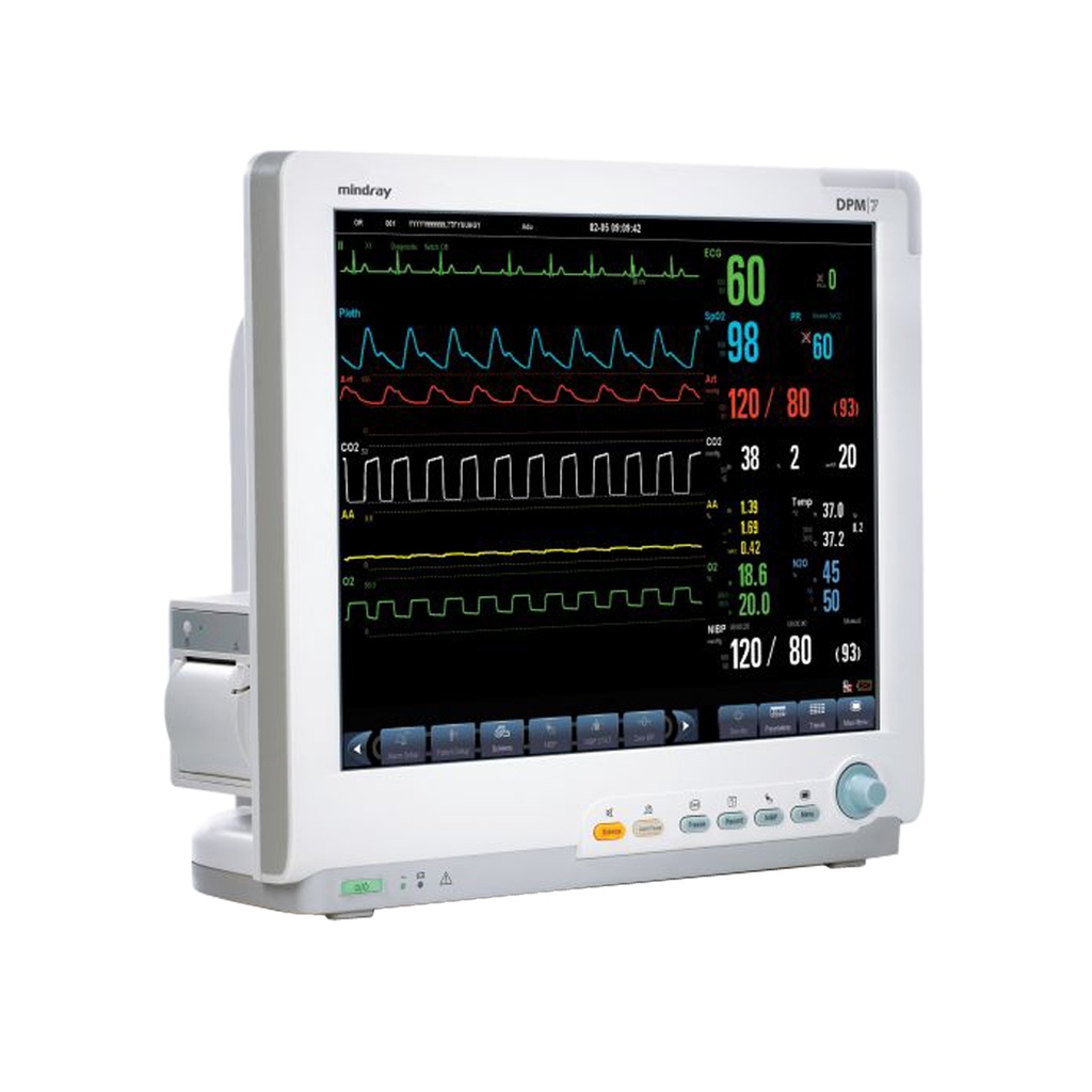 Mindray DPM7 - ECG/Resp, Spo2, Nibp, Temp & Printer