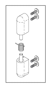 [AIH143] Pivot Hinge (access Door)
