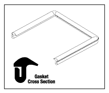 [AMG046] Chamber Trim Gasket (16&quot; x 16&quot;)