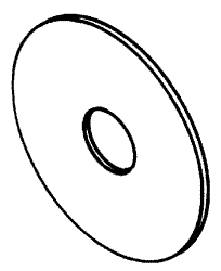 [AMW126] Brass Washer (.415 ID x 1.500 OD x .065 THK)