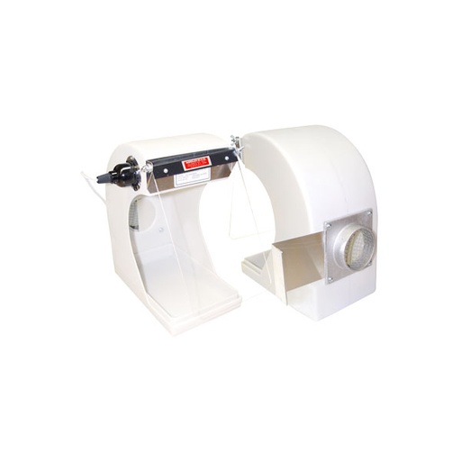 [86RHL-RA] Handler 6"Resin Splash Hoods with 3" Flange