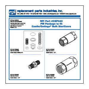 [CSP040] PM Package (Steam Trap &amp; Check Valve)