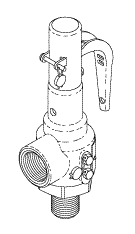 [CSV084] Safety Valve (45 Psi) 1/2" MPT