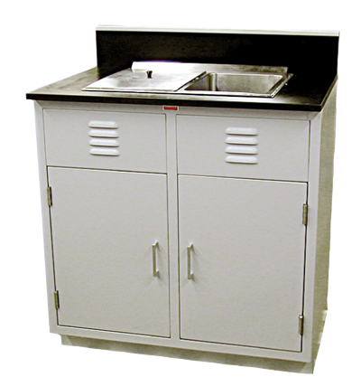 [261 WGRAY] Handler Boilout Cabinet Model 261