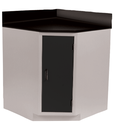 [251 WGRAY] Handler Corner Cabinet Model 251