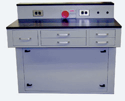[215 WGRAY] Handler Pedestal Bench Model 215