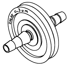[GOF024] Bacteria Filter - 1/4" Barb x 1/4" hose barb