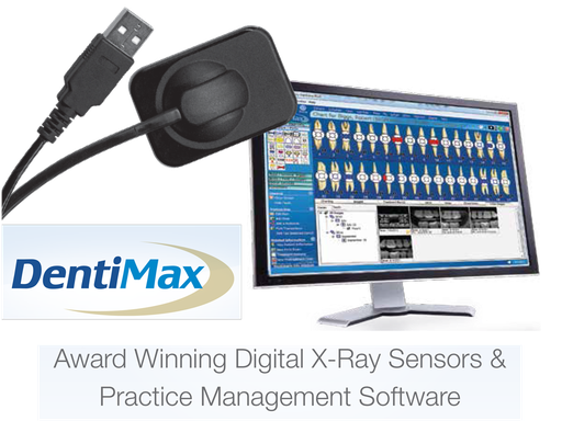 [NIS-SENSORNEW-3BUNDLE] Dentimax Three Sensor + Practice Management Software Bundle