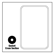 [CSG003] Door Gasket (green)