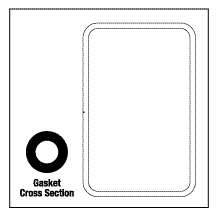 [CSG032] Door Gasket (24" x 36")