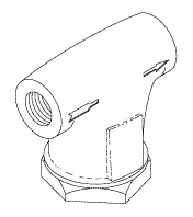 [VPS013] Strainer (Water - 1/4") - Lead free cast copper silicon alloy
