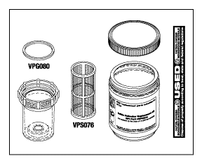 [VPK072] Solids Collector Replacement Kit - Fits: Solids Collector Assembly 3/4"