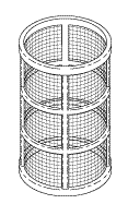 [VPS079] Screen (20 Mesh) - Fits: Solids Collector (1") and (1-1/4")
