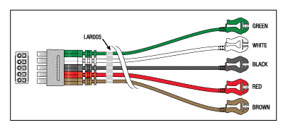[LKM057] 5 Leadwire Set w/ Combiner - 30&quot; Multi-Link/Pinch