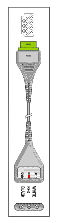 [KCA019] Patient Cable-3 Lead Din