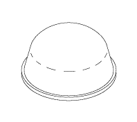 [RPB896] Bumper/Foot - 4 Per Package (Black non-marking polyurethane)