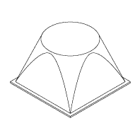 [RPB866] Bumper/Foot - 4 Per Package (Grey Polyurethane)