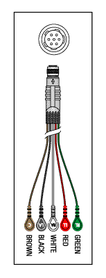 [KEB015] Telemetry Cable - 5 Lead Snap - 7-Socket
