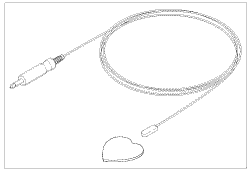 [OMP006] Care Plus, General Care, Infant Warmer Systems, IC Skin Temperature Probe (10 count disposable)