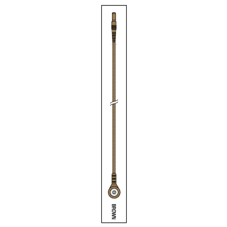[LSN002] Leadwire Brown 24" Din/Snap