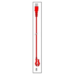 [LPR005] Leadwire Red 40&quot; Dual/Pinch
