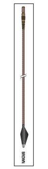[LGN002] Leadwire Brown 24" Din/Alligator